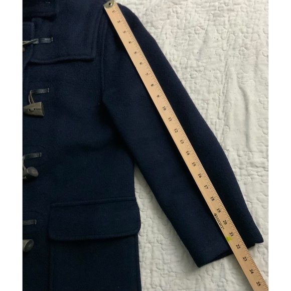 RARE Vintage 80s Brooks Brothers Wool Hooded Duffle Coat 44 , size XL - Picture 11 of 11